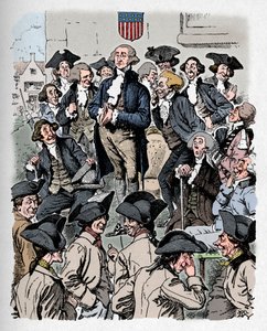 George Washington prøver å fortelle en løgn, ca 1900