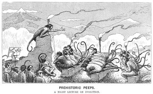 Prehistoric Peeps: A Night Lecture on Evolution, 1894. av Edward Tennyson Reed