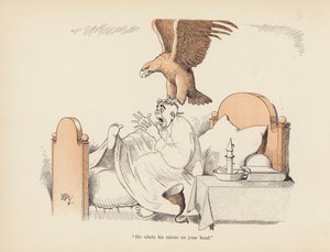 Tails with a Twist: The Eagle (farge litho) av Edward Tennyson Reed