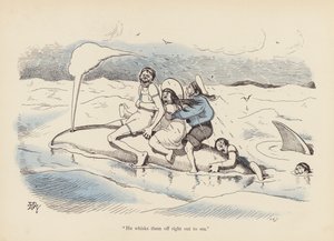 Tails with a Twist: The Whale (farge litho)