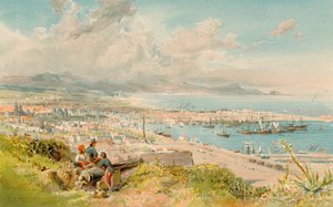 Barcelona, from Montjuich (colour litho)   1326546   no       norwegian Successfully Translated  Original: The Chinese Masquerade La Mascarade chinoise, 1735. Translat: The Chinese Masquerade La Mascarade chinoise, 1735. 1147655 no norwegian Successfully T
