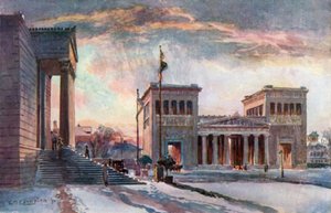 München – Propylen (fargelitografi)