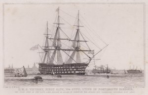 HMS Victory, førsteklasses av Edward William (after) Cooke