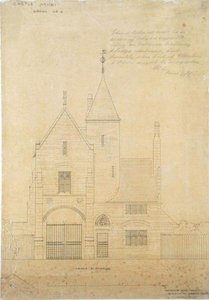Forhøyning av Castle Ashby, Lodge No.2 av Edward William Godwin