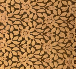 Polstring for en stol, Wards, Halifax, ca. 1876 (vevd silke og bomull) av Edward William Godwin