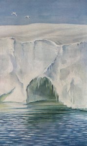 Cave in the Barrier, Cape Crozier, 4. januar 1911, 1913