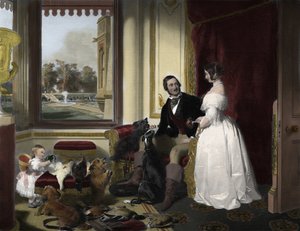 Windsor Castle i moderne tid av Edwin (after) Landseer