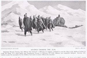 Severus krysser Alpene av Edwin A. Morrow
