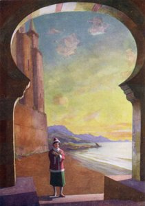 Ved solnedgang gikk han inn i palasset av Edwin Arthur Norbury