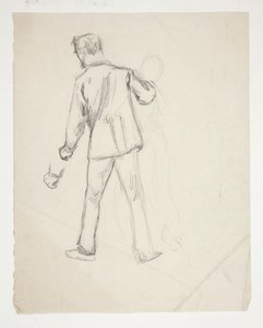 En mannlig og en kvinnelig figur av Edwin Austin Abbey