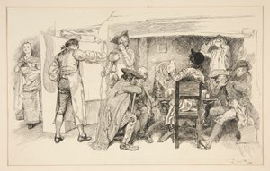Rom An Ale House - av Edwin Austin Abbey