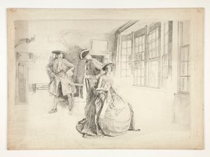 En uvelkommen besøkende av Edwin Austin Abbey