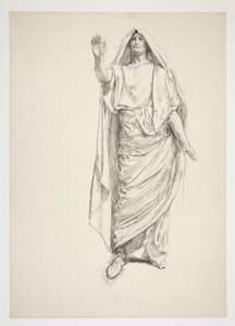 Anthony (foreløpig tegning for .3138) - Julius Caesar av Edwin Austin Abbey