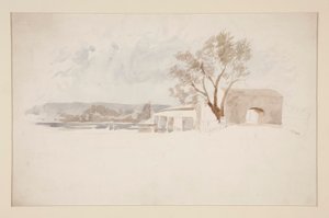 Arkitektstudie av Edwin Austin Abbey