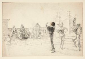 Balthazar synger: av Edwin Austin Abbey