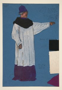 Biskop av Carlisle, kostymeskisse for Henry Irving av Edwin Austin Abbey