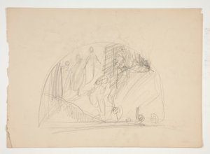 Komposisjonsstudie for av Edwin Austin Abbey