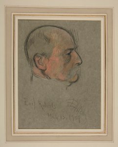 Kroning av Edward VII Portrett: Frederick Sleigh Roberts, Earl av Edwin Austin Abbey