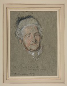 Kroning av Edward VII Portrett: Storhertuginne Mechlenburg-Strelitz av Edwin Austin Abbey
