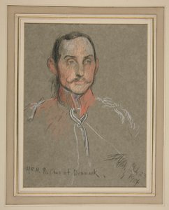Kroning av Edward VII Portrett: Prins Charles av Danmark av Edwin Austin Abbey