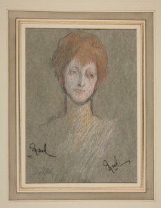 Kroning av Edward VII Portrett: Prinsesse Maud av Storbritannia av Edwin Austin Abbey