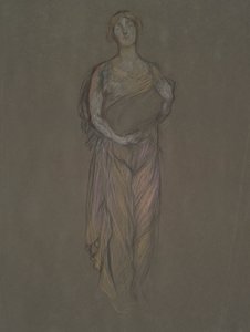 Tidlig studium for av Edwin Austin Abbey