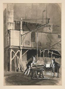 Fabrikkstudie: Ovn for smelting av jern av Edwin Austin Abbey