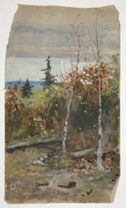 Høstlandskap av Edwin Austin Abbey