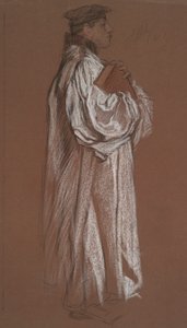 Figur for rettssaken mot Catherine av Edwin Austin Abbey
