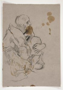Figurstudie for av Edwin Austin Abbey