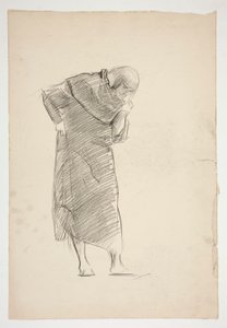 Figurstudie for av Edwin Austin Abbey