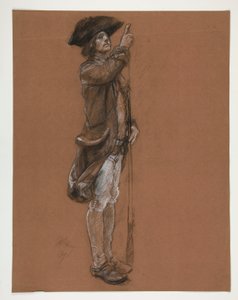 Figurstudie for av Edwin Austin Abbey