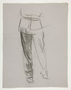 Figurstudie for av Edwin Austin Abbey