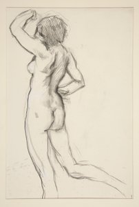 Figurstudie for av Edwin Austin Abbey