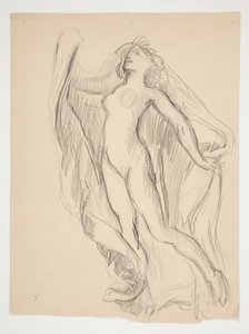 Figurstudie for av Edwin Austin Abbey