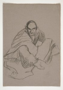 Figurstudie for av Edwin Austin Abbey