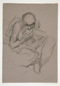 Figurstudie for av Edwin Austin Abbey