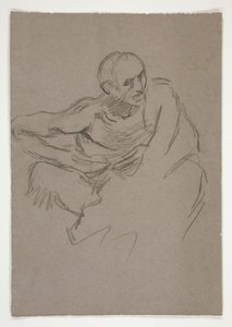 Figurstudie for av Edwin Austin Abbey
