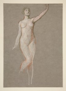 Figurstudie for av Edwin Austin Abbey