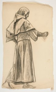 Figurstudie for kong Arthur av Edwin Austin Abbey