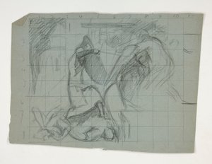 Figurstudie for de syv dødelige syndene, fra The Quest of the Holy Grail (en serie på femten malerier for Boston Public Library, fullført i 1901) av Edwin Austin Abbey