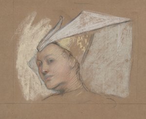 Leder av Lady Anne, fra Richard III av Edwin Austin Abbey