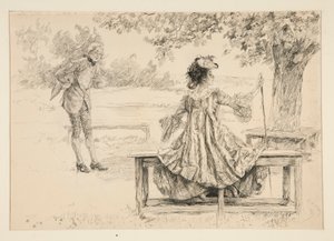 Illustrasjon for av Edwin Austin Abbey