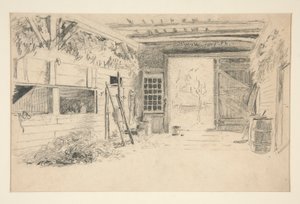Interiørstudie av Edwin Austin Abbey