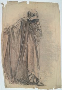 Josef av Arimathea, Figurstudie for av Edwin Austin Abbey