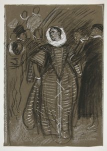 Katharina, Akt I, Scene I, Taming of the Shrew av Edwin Austin Abbey