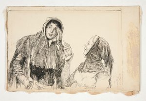 Elskerinne raskt: av Edwin Austin Abbey