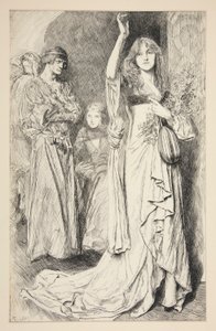Ophelia: av Edwin Austin Abbey