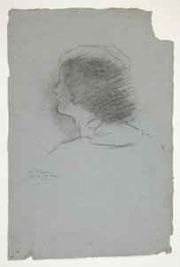 Portrett av Mrs. Richardson av Edwin Austin Abbey
