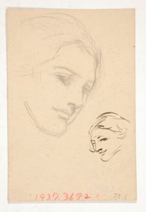 Portrett av en uidentifisert kvinne av Edwin Austin Abbey